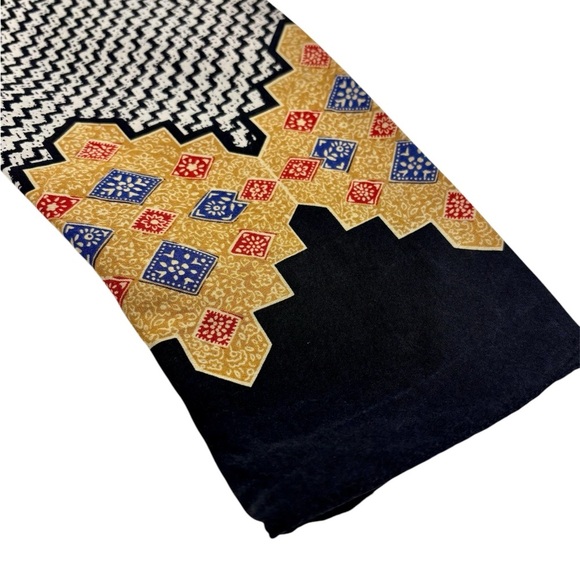 VTG Adrianna Papell Geometric Pattern Silk
Button Up Dress Midi Size 6 - Picture 4 of 7